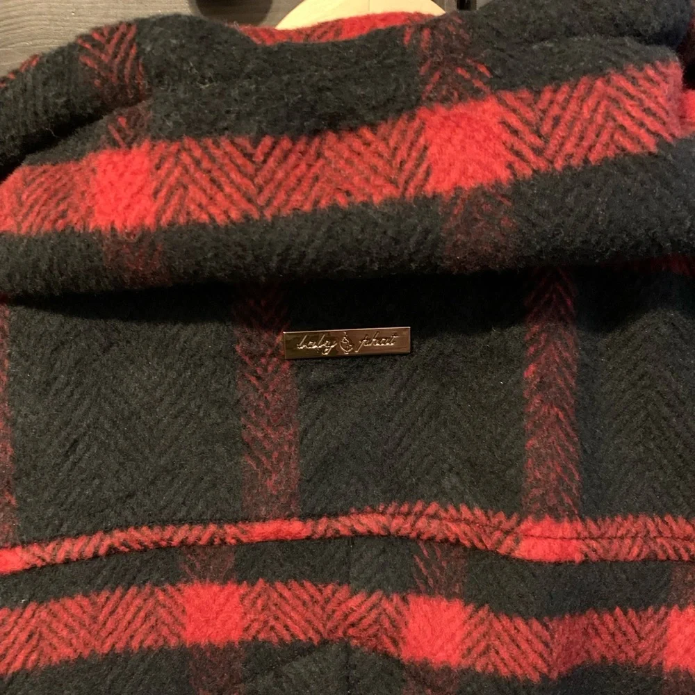 Baby Phat Red and Black Checkered Teddy Jacket - Picture 3 of 8